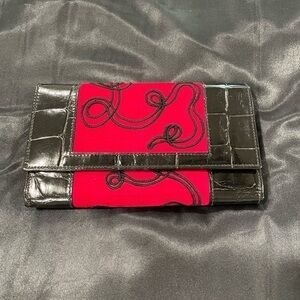 Braccialini Vintage Saks Fifth Avenue Made In Italy Leather wallet